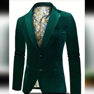 NEW MEN CLASSY AND ELEGANT SOFT GREEN JACKET BLAZER SIZE 2XL-SIZE 44